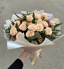 Букет Кремовые розы Латте в Джанкое